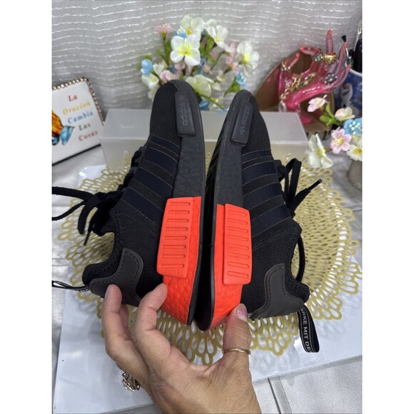 (E3) Adidas Originals NMD R1 Men\'s  EE5107 Core Black Solar Red Japan Rare 8.5 main image 9